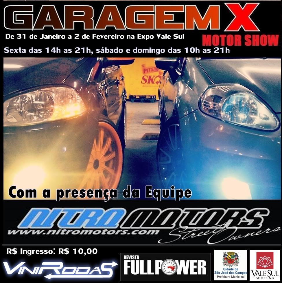 Garagem X Motor Show - São José dos Campos